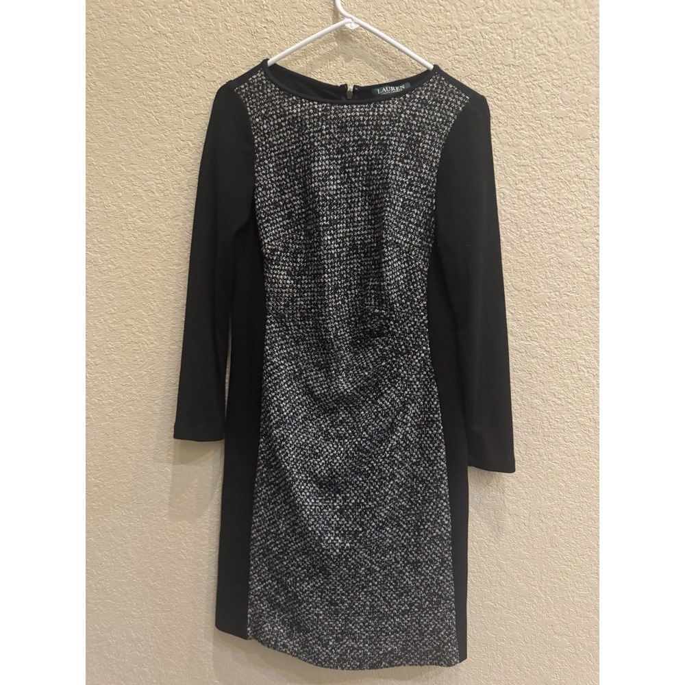 ralph lauren dress Two-Tone Knit